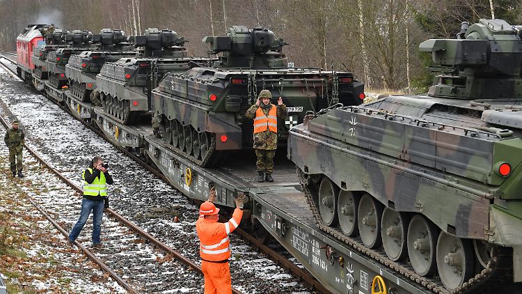 Alle sechs Monate werden die Soldaten in Litauen ausgetauscht.