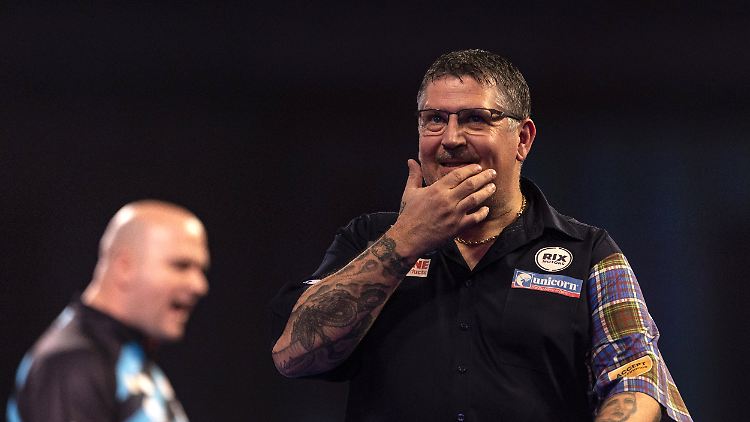 Gary Anderson (Bild) trifft im Viertelfinale auf Luke Humphries.