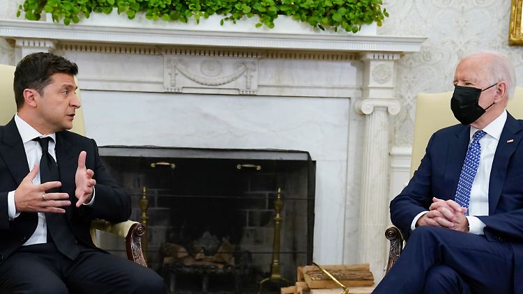 Im vergangenen September war Wolodymyr Selenskyj bereits im Weißen Haus in Washington bei Joe Biden zu Gast.