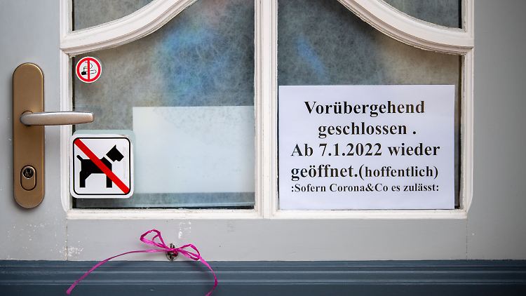 Ein Café in Schleswig-Holstein macht Neujahrspause.