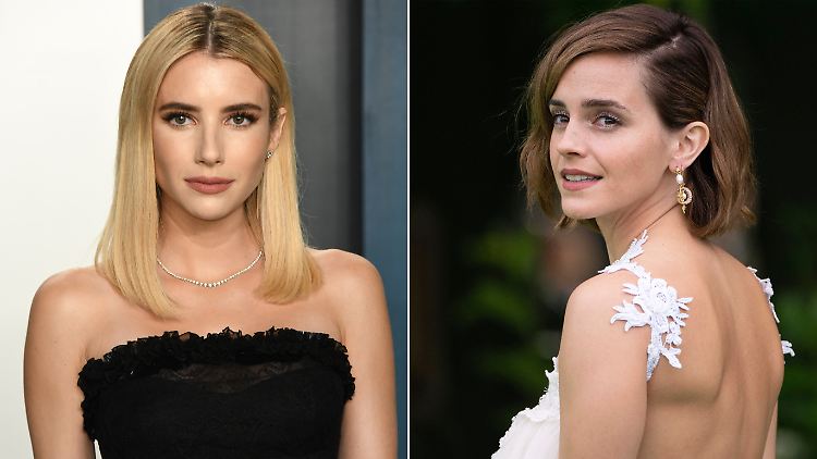 Kann man schon mal verwechseln: Emma Roberts (l.) und Emma Watson.