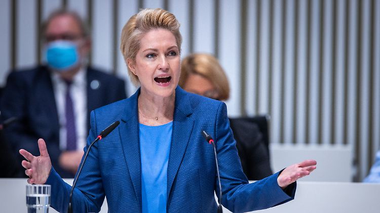 "Gewalt ist kein Mittel" lautet die Antwort von Manuela Schwesig.