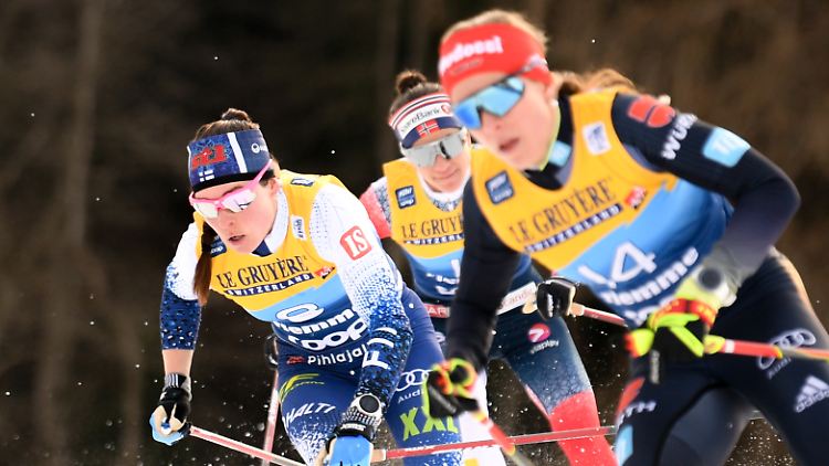 Katharina Hennig (rechts) quälte sich erfolgreich.