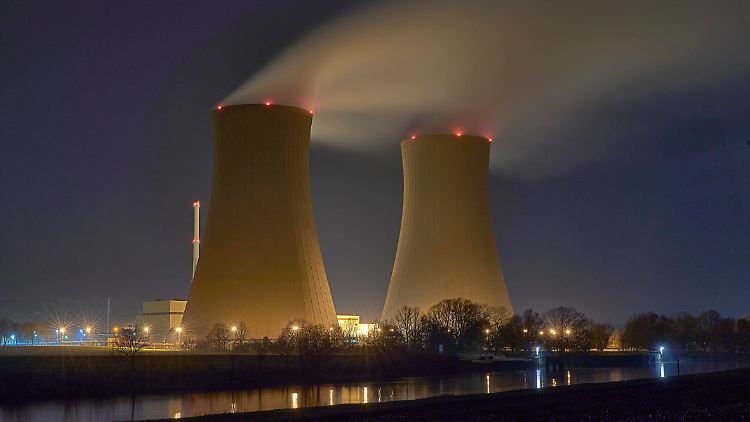 Das Atomkraftwerk Grohnde am 29. Dezember 2021. Da lief es noch.