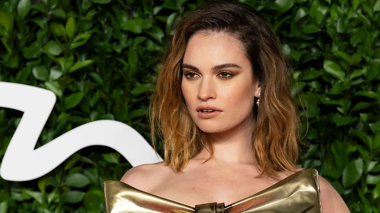 Sie sieht nicht immer aus wie Pam: Lily James.
