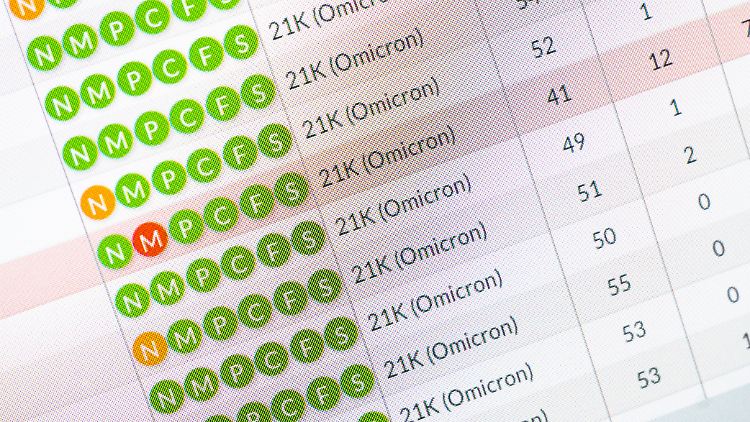 In einigen Bundesländern dominiert die Omikron-Variante bereits deutlich das Infektionsgeschehen.