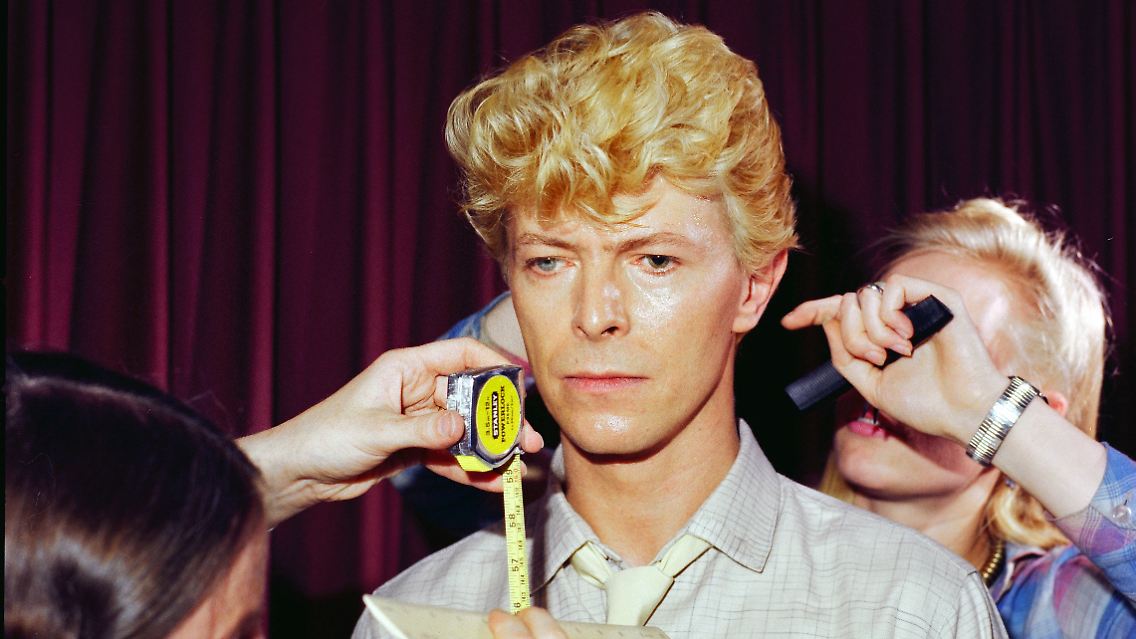 Ein Bild aus dem Archiv: 1983 stand David Bowie Modell bei Madame Tussauds.