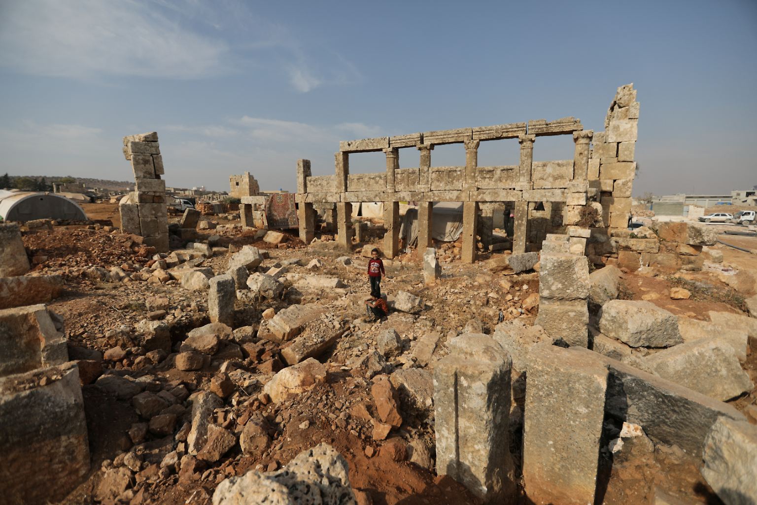 Früher unternahm er mit der Schule Ausflüge zu antiken archäologischen Stätten in Syrien, erinnert sich Mohamad Othman.