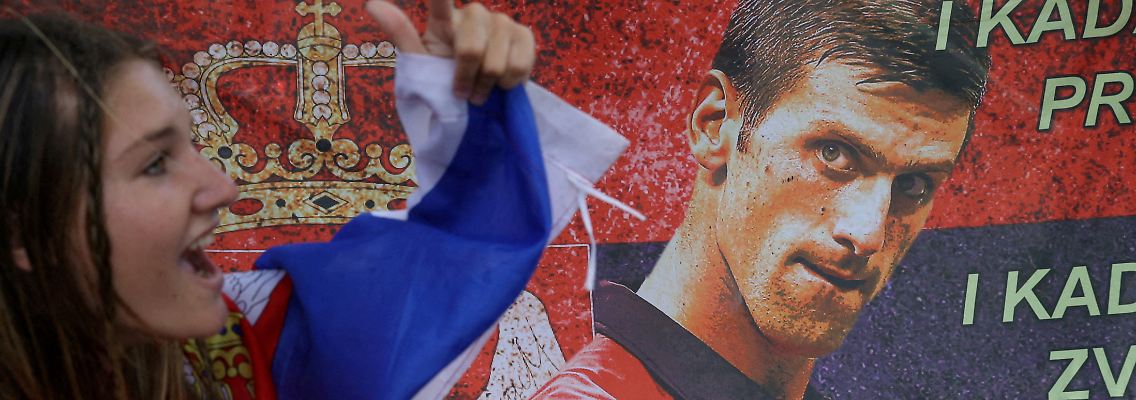 Bald auf einem Fernseher in Ihrer Nähe: Die Djokovic-Saga