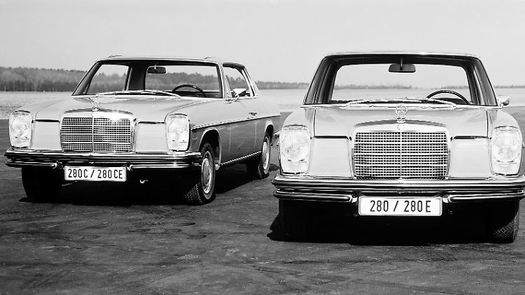 Mit großen Scheinwerfer-Augen konnten die Mercedes-280-Modelle die Jagd auf deutlich sportlichere Fahrzeuge wagen.