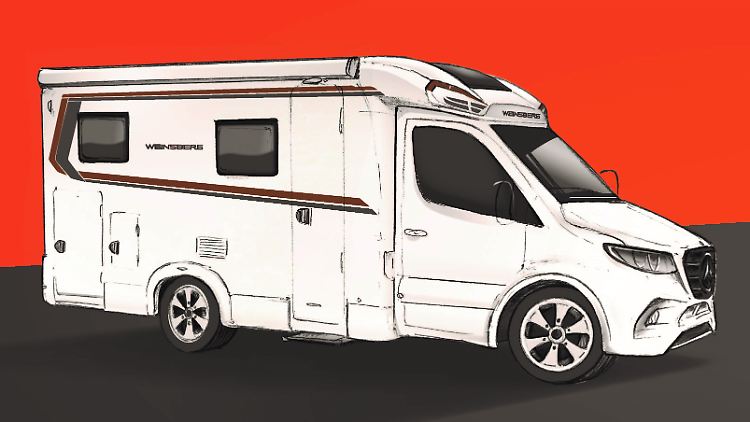 Noch sind die kommenden Caracompact-Modelle auf Mercedes-Sprinter-Basis nur als Zeichnungen zu sehen.