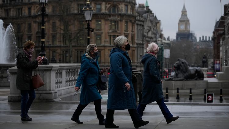 In London sinken die Fallzahlen schon seit drei Wochen in Folge.