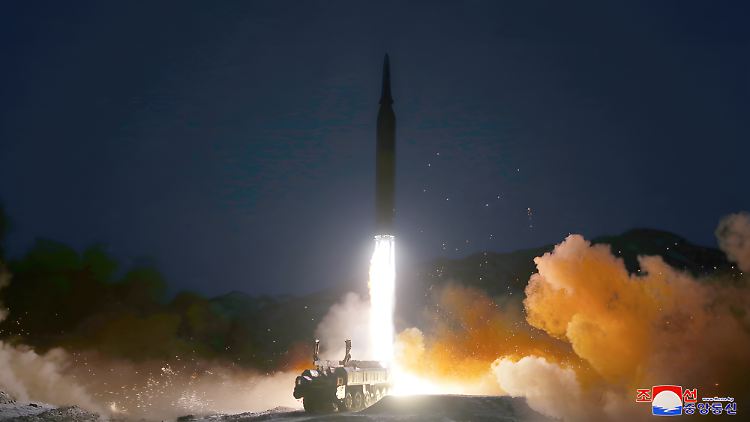 Nordkorea behauptet, bei dem jüngsten Test eine Hyperschall-Rakete erprobt zu haben.