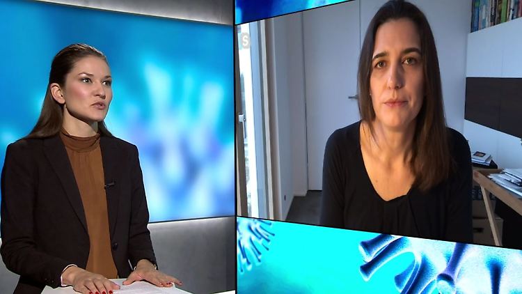 Melanie Brinkmann, hier im Gespräch mit ntv-Moderatorin Tamara Bilić, ist Virologin an der Universität Braunschweig und Mitglied des 19-köpfigen Corona-Expertenrats der Bundesregierung.
