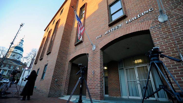 Das betroffene Regierungsgebäude in Annapolis.