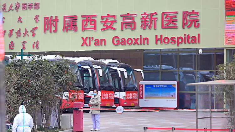 Das Gaoxin-Krankenhaus bleibt mindestens für drei Monate geschlossen.