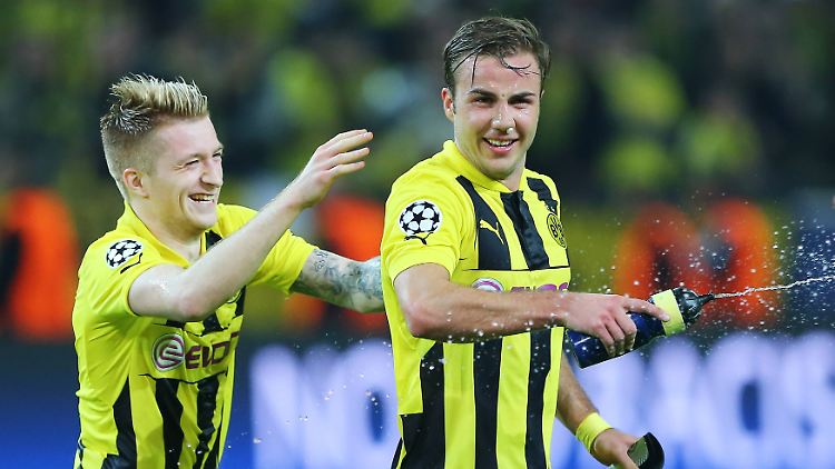 Mit dem BVB erreichten Reus und Götze in der Saison 2012/13 das Finale der Champions League.