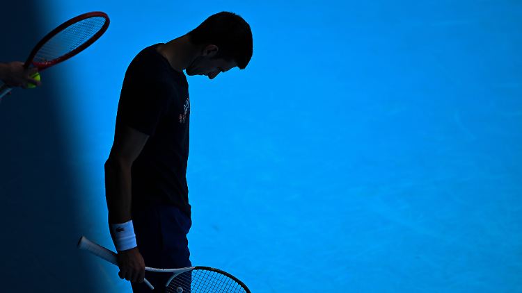In den Schatten gestellt: Novak Djokovic.
