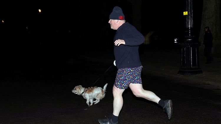 Der britische Premier startet in der Früh zu seinem Morgenlauf. Aber seinen Problemen entkommt er nicht.