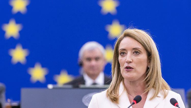 Roberta Metsola steht künftig auch als gewählte Präsidentin dem EU-Parlament vor.
