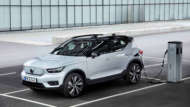In Belgien ist der Volvo XC40 der Verkaufsschlager. Allerdings nicht wie im Bild als E-Auto, sondern als Verbrenner.