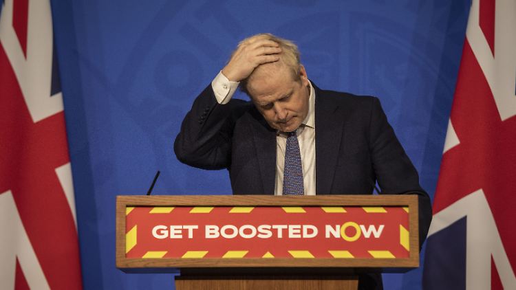 Premier Boris Johnson steht massiv in der Kritik. 