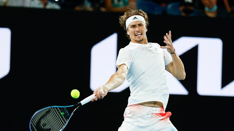 Alexander Zverev konnte in den ersten beiden Runden der Australian Open Energie sparen.