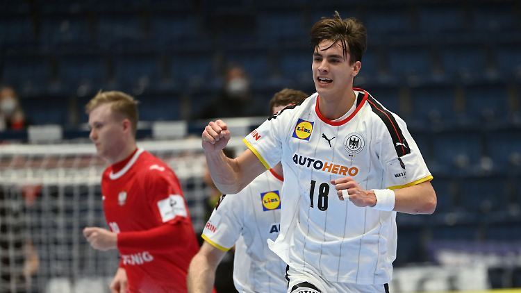 Sechsmal durfte Julian Köster gegen Polen jubeln.