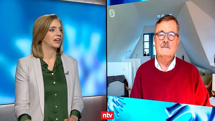 Frank Ulrich Montgomery - hier im Gespräch mit ntv-Moderatorin Nele Balgo - ist Vorstandsvorsitzender des Weltärztebundes.
