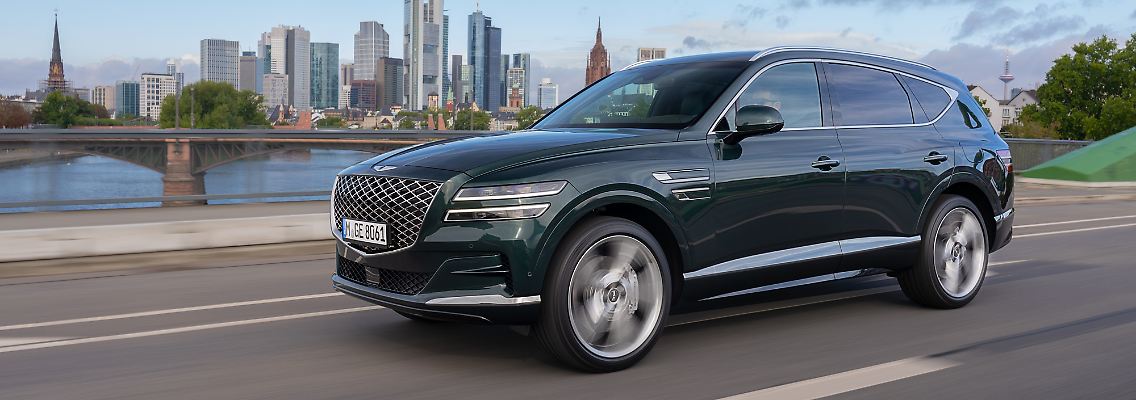 Im Moment dürfte der Fahrer eines Genesis GV80 für mehr Aufsehen sorgen als der eines Mercedes GLE oder der eine BMW X5.
