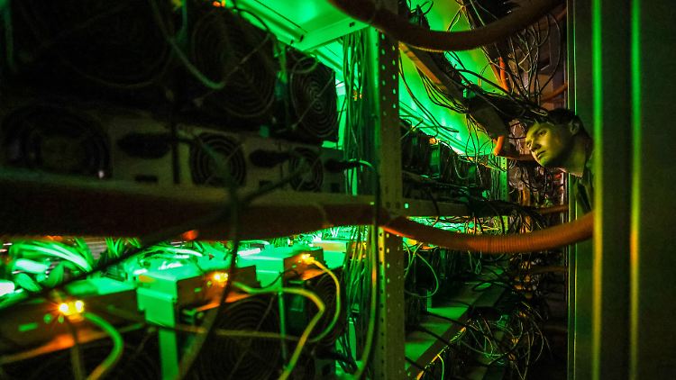 Um Bitcoins herzustellen, ist enorme Rechenleistung nötig.