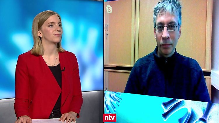 Der Epidemiologe Timo Ulrichs - hier im Gespräch mit ntv-Moderatorin Nele Balgo - ist Professor für Medizin, Mikrobiologie und Katastrophenhilfe an der Akkon-Hochschule in Berlin.