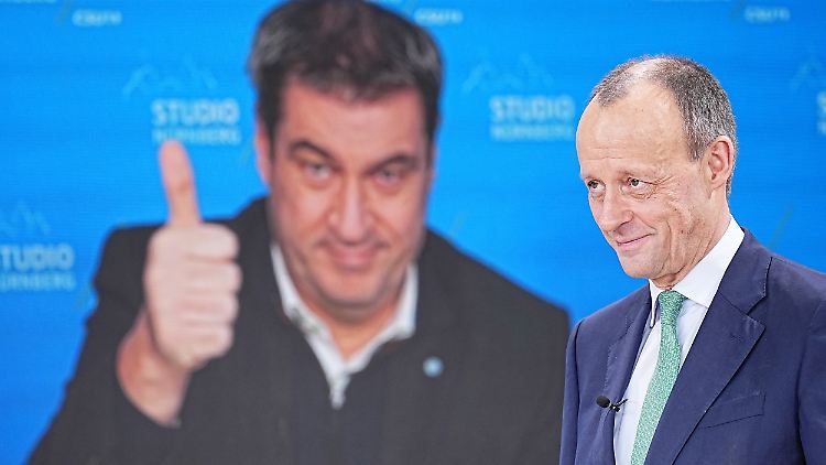 CSU-Chef Söder hält es mit den 3Z: "Zukunftsideen, Zusammenhalt und Zuversicht."