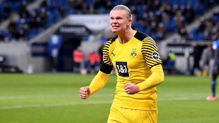 Erling Haaland zeigte sich mal wieder treffsicher.