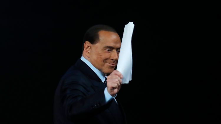 Der Parteichef der Forza Italia: Silvio Berlusconi.