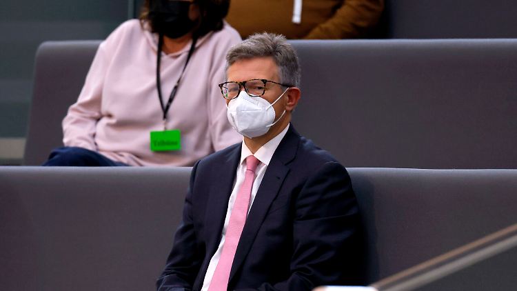 Melnik im Dezember 2021 bei einer Bundestagssitzung.
