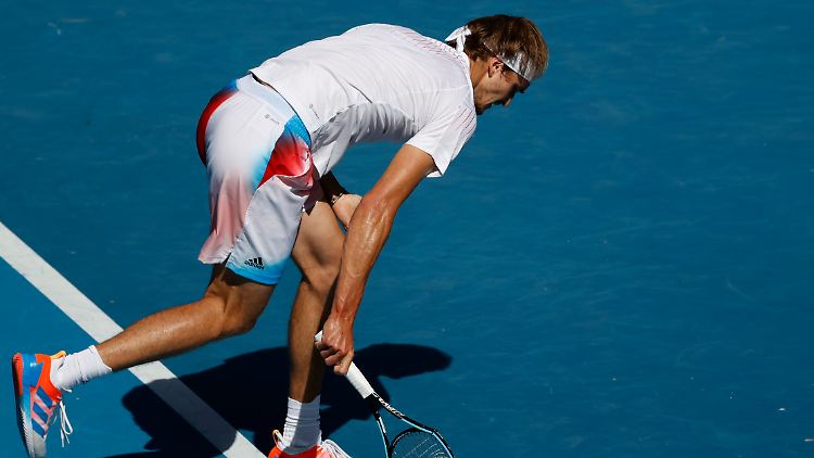 Zverev war noch der beste Deutsche. Er enttäuschte trotzdem sehr. 