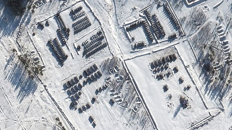 Russland hat in den vergangenen Wochen mehr als 100.000 Soldaten an der ukrainischen Grenze zusammengezogen.