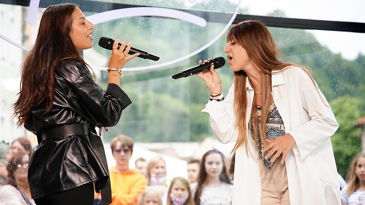 Von den beiden Power-Schwestern aus Mannheim, Daria und Giorgia, kommt leider nur eine weiter.