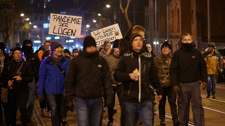 Die Demonstration im Rostock wurde vom Leiter aufgelöst. 
