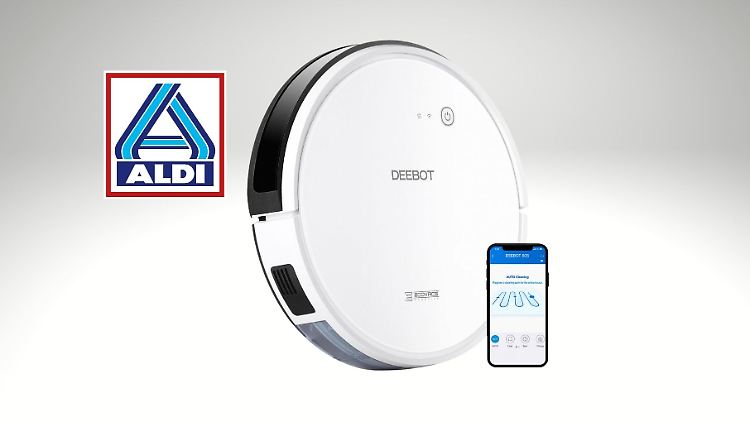 Discounter Aldi bietet ab dem 3. Februar einen Saugroboter von Ecovacs an.