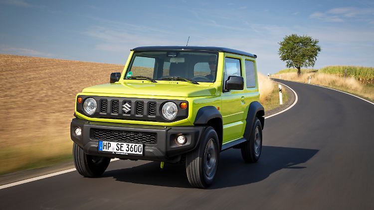 Der Suzuki Jimny hat als seltener Viertürer inzwischen einen Durchschnittspreis von 36.000 Euro.