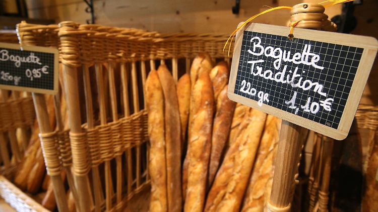 Handwerklich vom Bäcker hergestellte Baguettes sind um ein Vielfaches teurer als im Supermarkt.