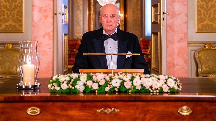 Der 84-Jährige ist krankgeschrieben: König Harald V. von Norwegen.