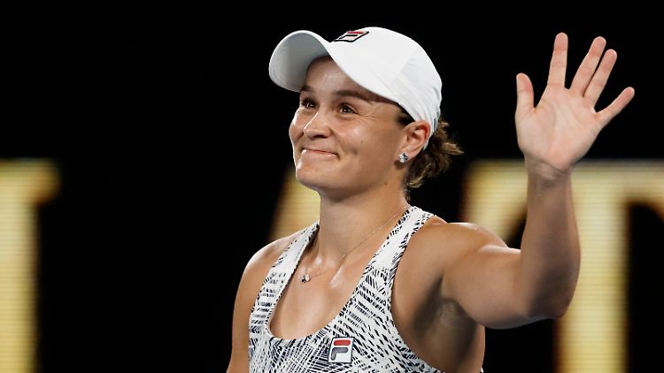 Ashleigh Barty brach den australischen Heimfluch.