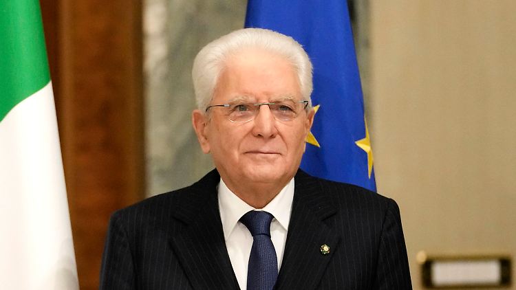 Sergio Mattarella hatte schon seinen Rückzug angekündigt.