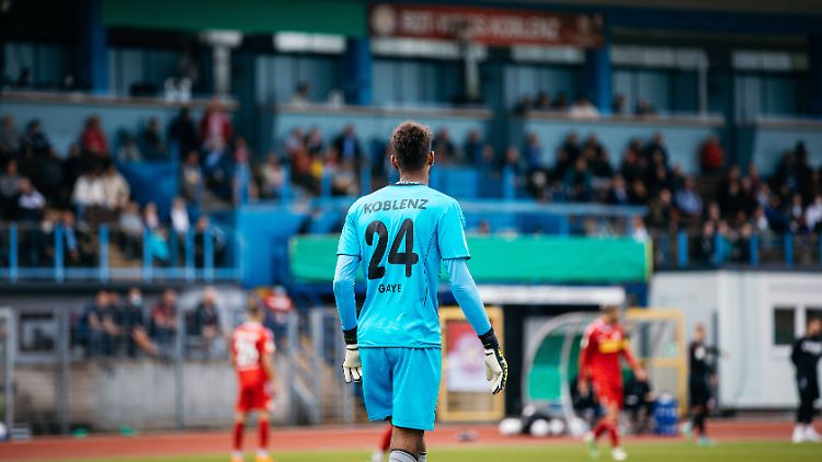 Gaye im Trikot des Südwest-Regionalligisten.