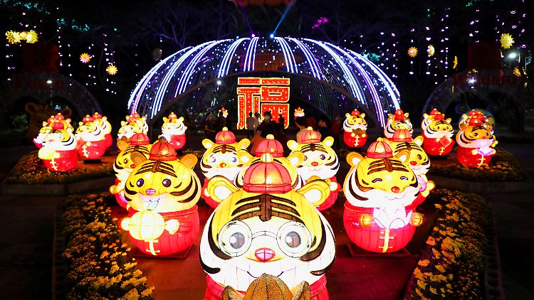In China beginnt das Jahr des Tigers. 