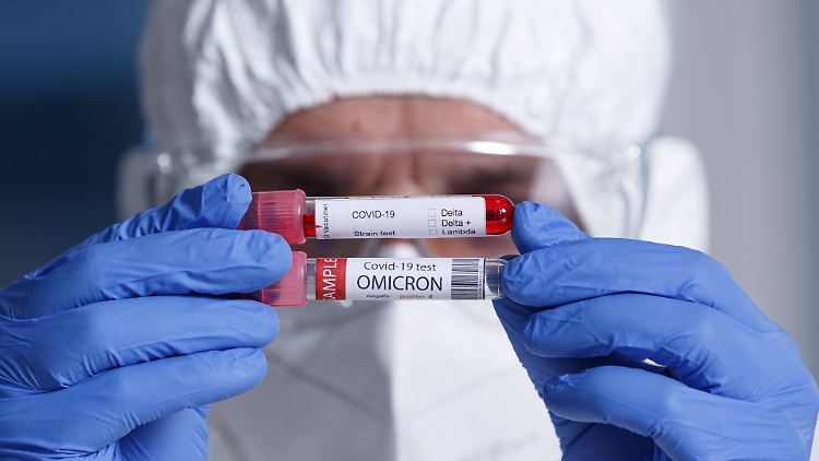 Mit der Omikron-Variante steigen die Infektionszahlen sprunghaft an. 