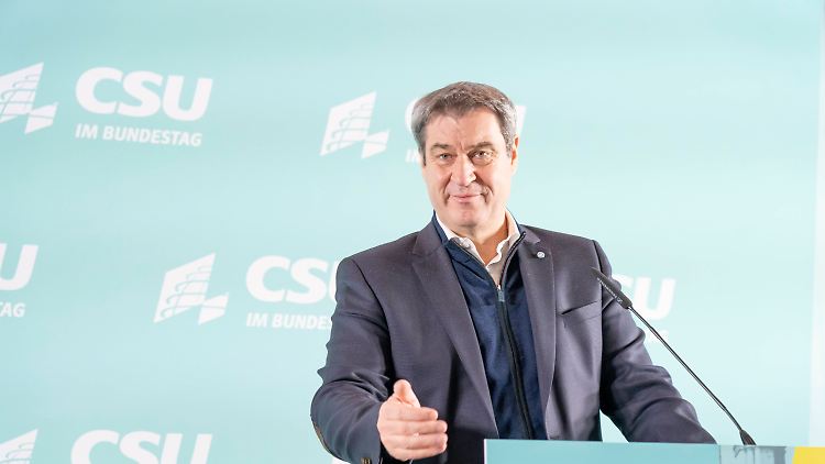 Wichtige Themen für Söder: Handel, Gastronomie und Fußball.